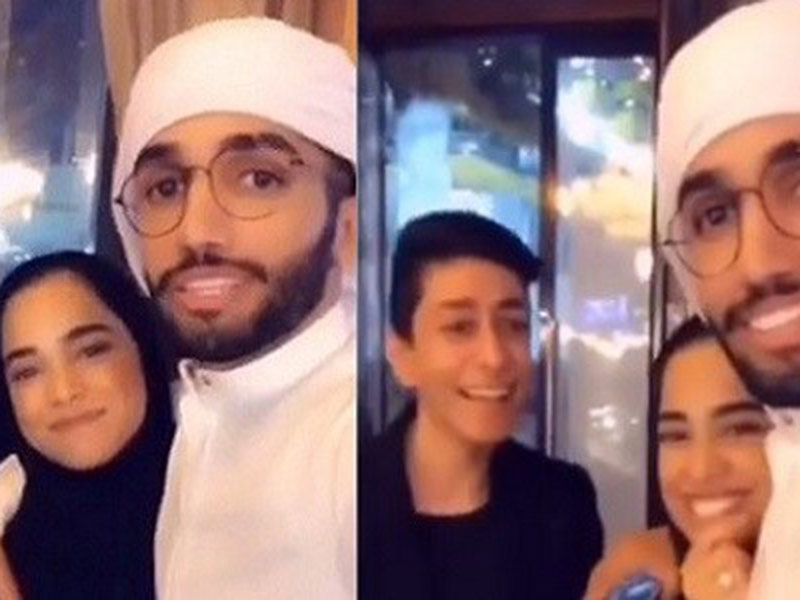 اضغط لمشاهدة الفيديو: مشاعل الشحي وزوجها يحاولون استفزاز لجين عمران